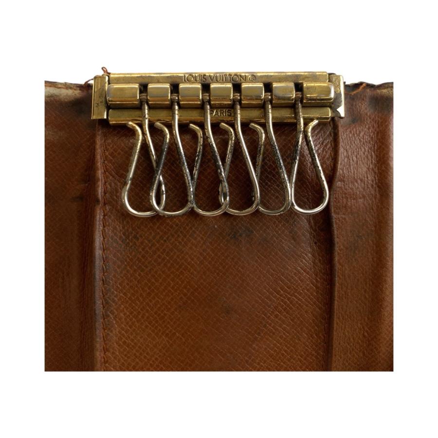 LOUIS VUITTON ルイヴィトン モノグラム ミュルティクレ6 ブラウン ゴールド金具 PVC M62630 キーケース 6連 男女兼用 レディース 505256 | LOUIS VUITTON | 08