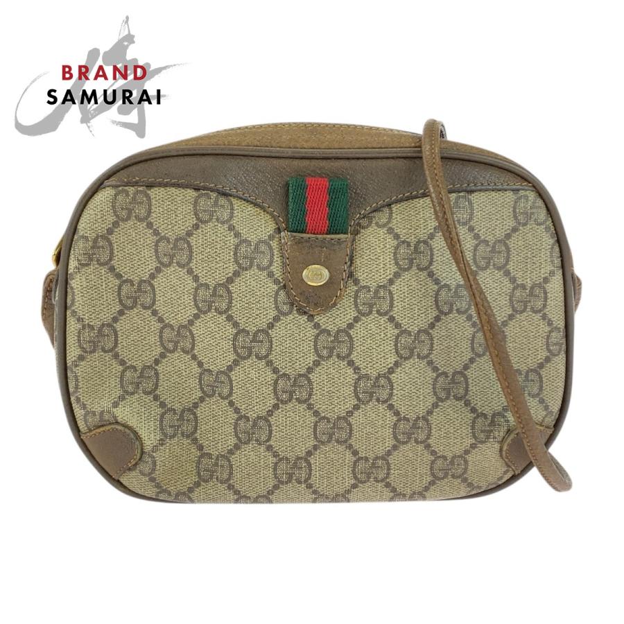 GUCCI（グッチ） ヴィンテージ シェリーライン ベージュ ブラウン GG 