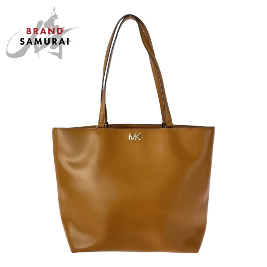 MICHAEL KORS（マイケルコース） 美品 ブラウン ゴールド金具 PVC 