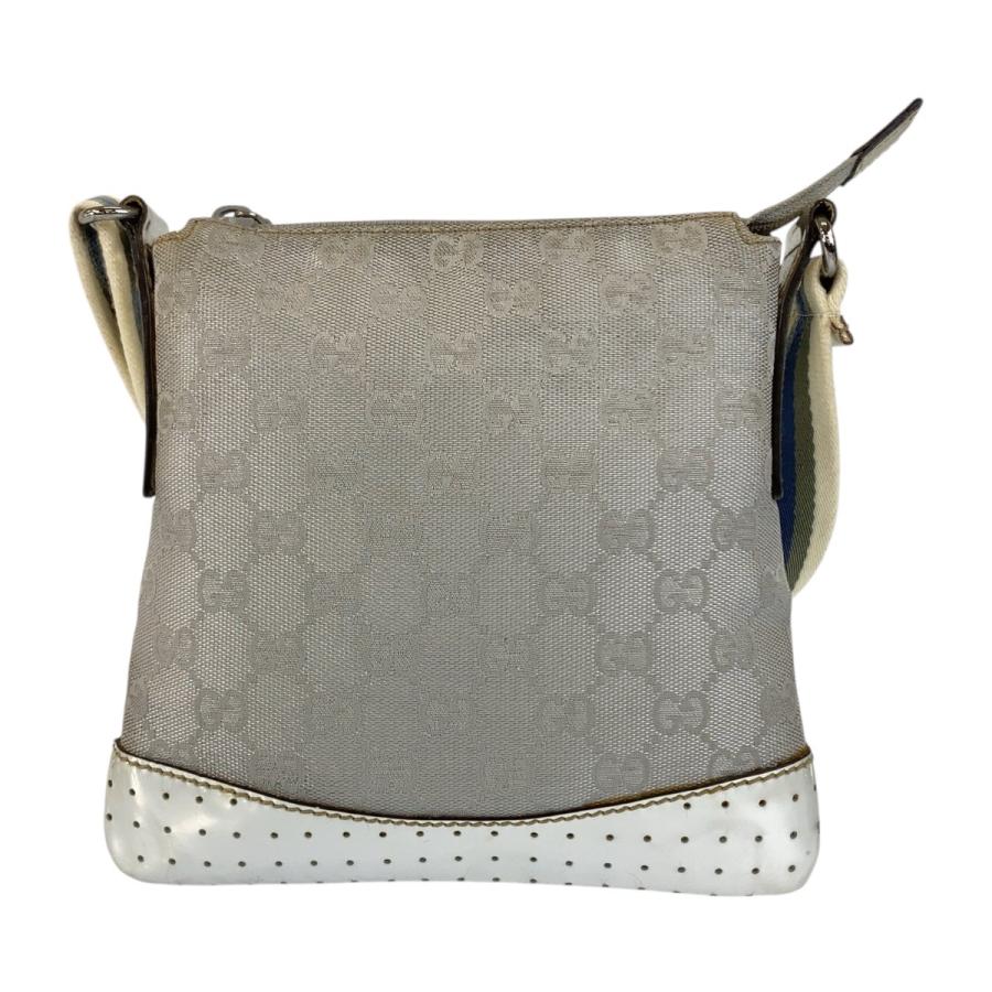 GUCCI グッチ シェリーライン グレー シルバー GGキャンバス 147671 ショルダーバッグ ポシェット レディース 505411_1