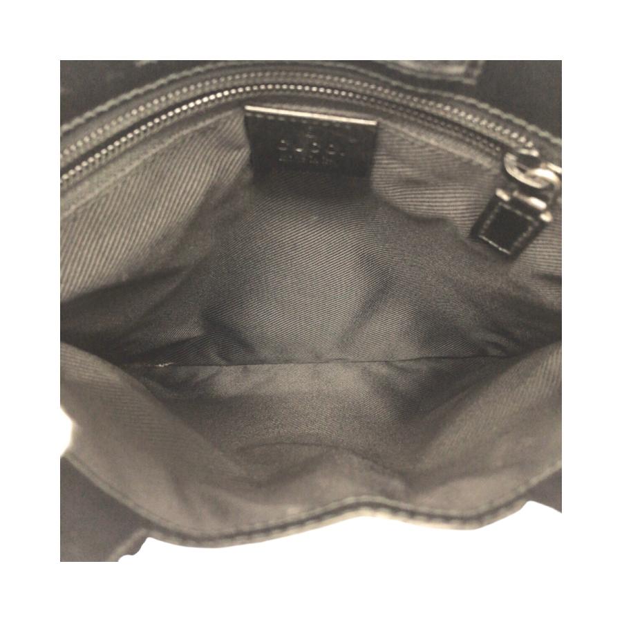 GUCCI グッチ ベージュ グレー シルバー金具 GGキャンバス/レザー 019 0348 ショルダーバッグ ポシェット レディース 505422
