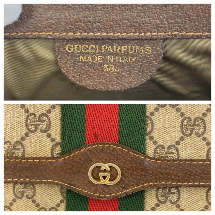 GUCCI（グッチ） ヴィンテージ シェリーライン ベージュ ブラウン GG