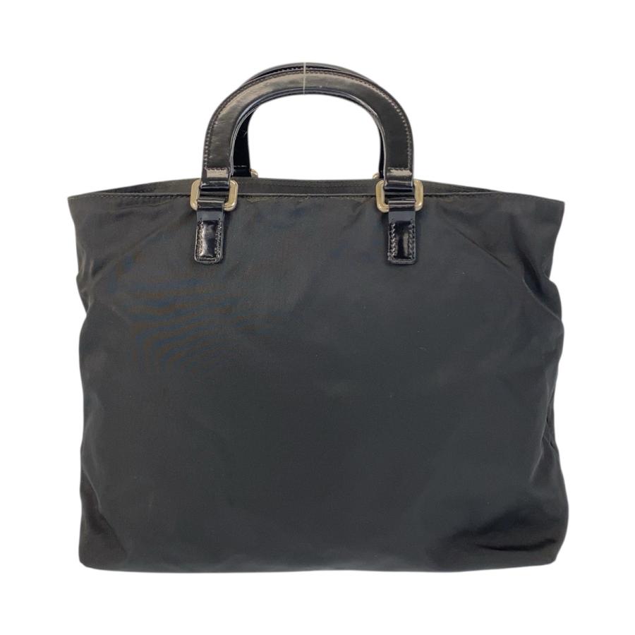 PRADA プラダ テスート ロゴ ブラック 黒 シルバー金具 ナイロン トートバッグ ハンドバッグ レディース 505451 | PRADA | 01