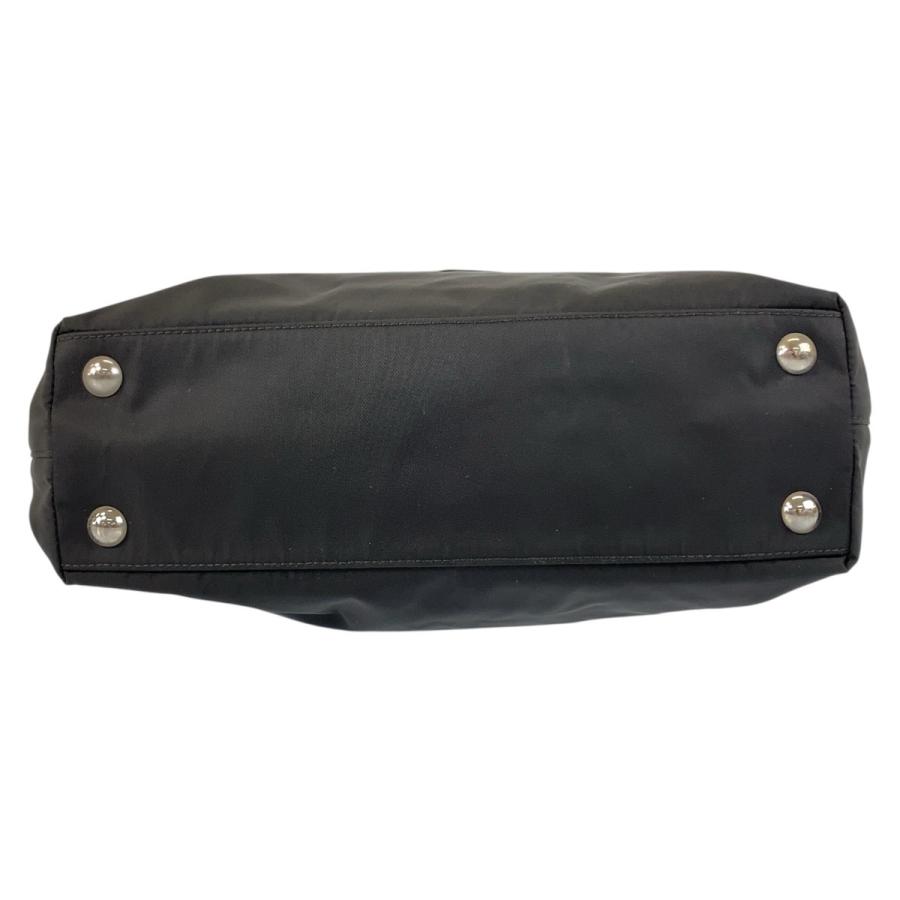 PRADA プラダ テスート ロゴ ブラック 黒 シルバー金具 ナイロン トートバッグ ハンドバッグ レディース 505451 | PRADA | 09