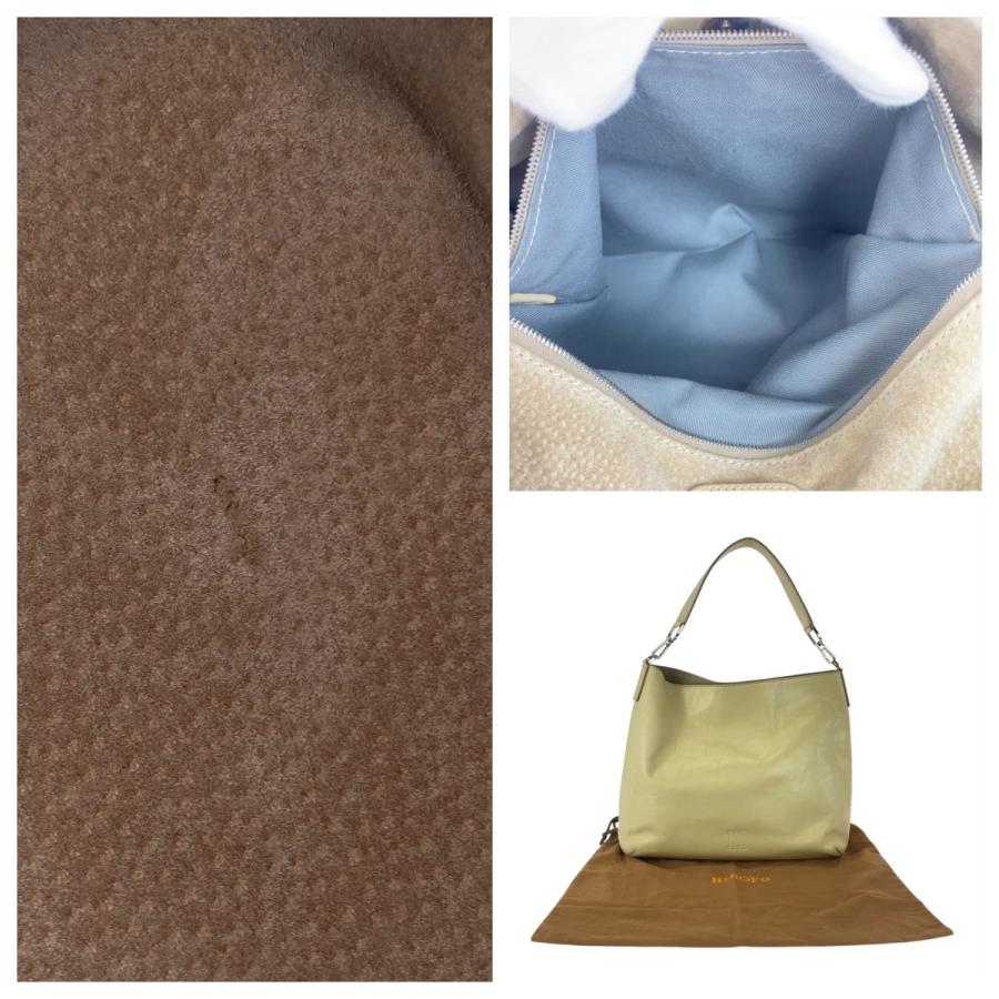 美品 HIROFU ヒロフ ベージュ クリーム シルバー金具 レザー 2007601 ショルダーバッグ レディース 505489 | HIROFU | 05