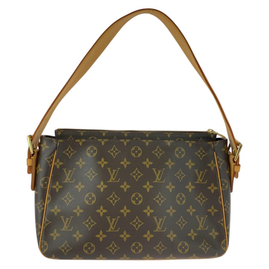 ルイ・ヴィトン LOUIS VUITTON ヴィバシテ M51163 ブラウン PVC レディース ショルダーバッグ ルイ・ヴィトン LOUIS VUITTON ヴィバシテGM M51163 ブラウン