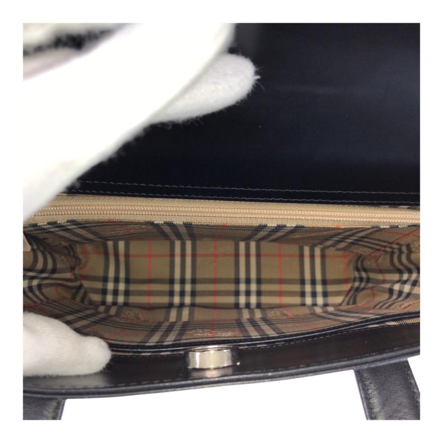 BURBERRY（バーバリー） 美品 ノバチェック ブラック 黒 シルバー金具