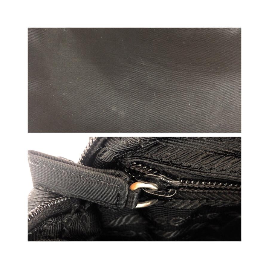 美品 PRADA SPORTS プラダスポーツ テスート ブラック 黒 シルバー金具 ナイロン ショルダーバッグ ポシェット レディース 505676_5