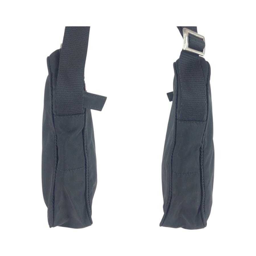 美品 PRADA SPORTS プラダスポーツ テスート ブラック 黒 シルバー金具