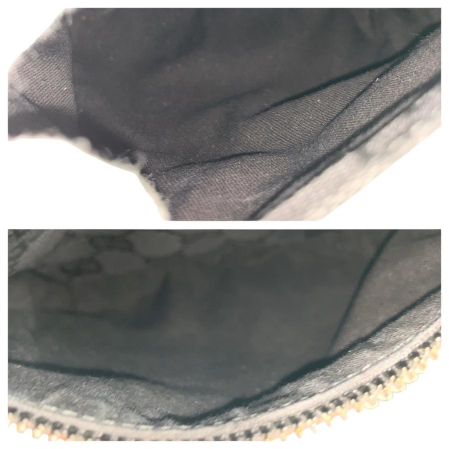 美品 GUCCI グッチ ブラック 黒 シルバー金具 GGキャンバス/レザー 28566 ボディバッグ ウエストポーチ レディース 505677 | GUCCI | 07