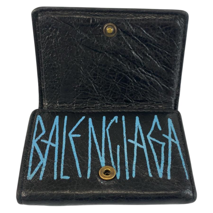 BALENCIAGA（バレンシアガ） グラフィティ ペーパーミニ ブラック 黒