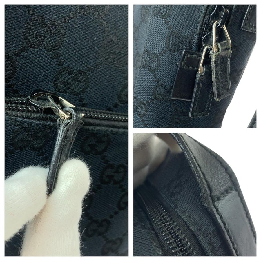 美品 GUCCI グッチ ブラック 黒 シルバー金具 GGキャンバス/レザー 018.1612 ショルダーバッグ メッセンジャーバッグ レディース 505685 | GUCCI | 04