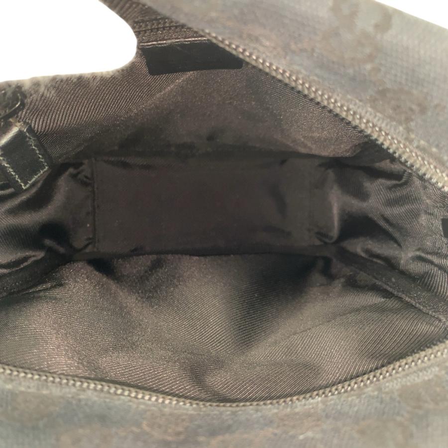 美品 GUCCI グッチ ブラック 黒 シルバー金具 GGキャンバス/レザー 018.1612 ショルダーバッグ メッセンジャーバッグ レディース 505685 | GUCCI | 08