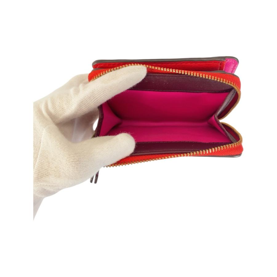 TORY BURCH（トリーバーチ） 美品 ペリー オレンジ ビビットピンク