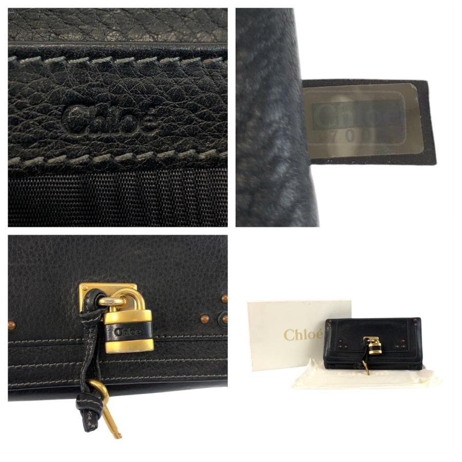 Chloe 美品 クロエ パディントン ブラック 黒 ゴールド金具