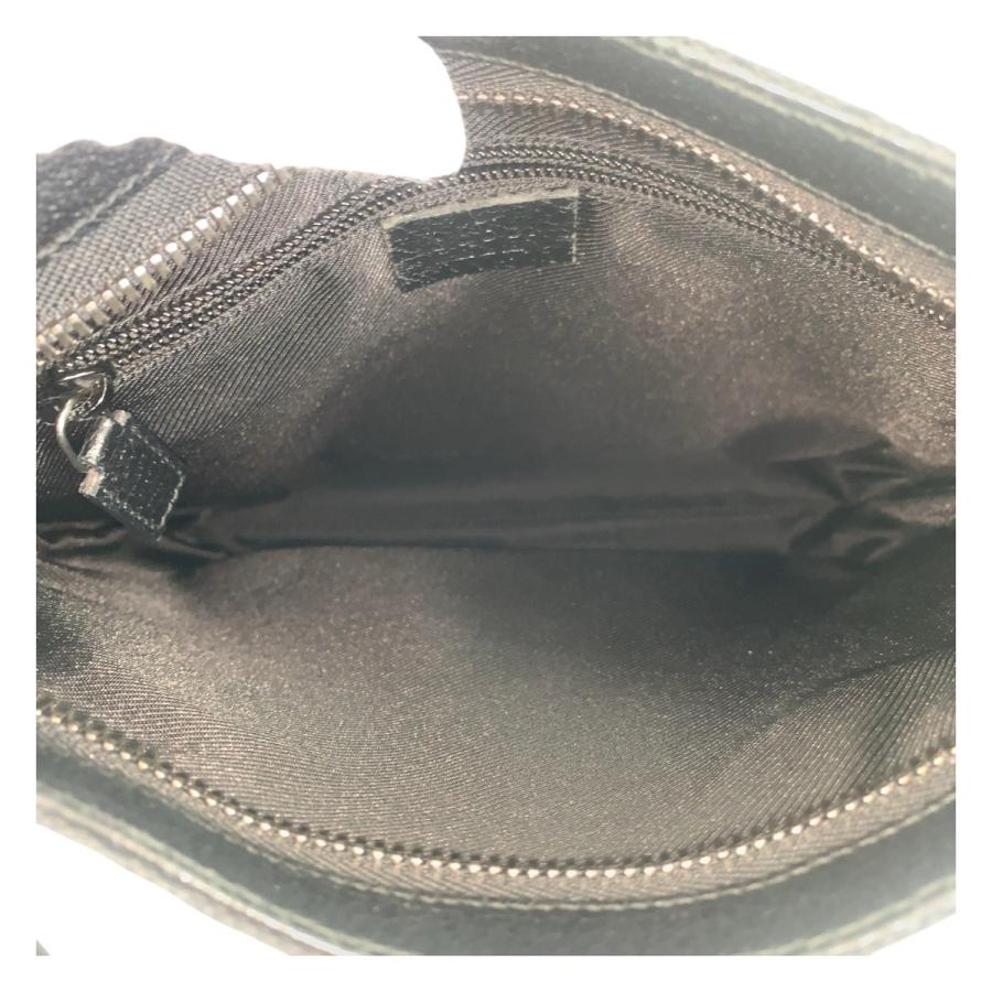 GUCCI グッチ ブラック 黒 シルバー金具 GGキャンバス/レザー 122793 ショルダーバッグ ポシェット レディース 505737_8