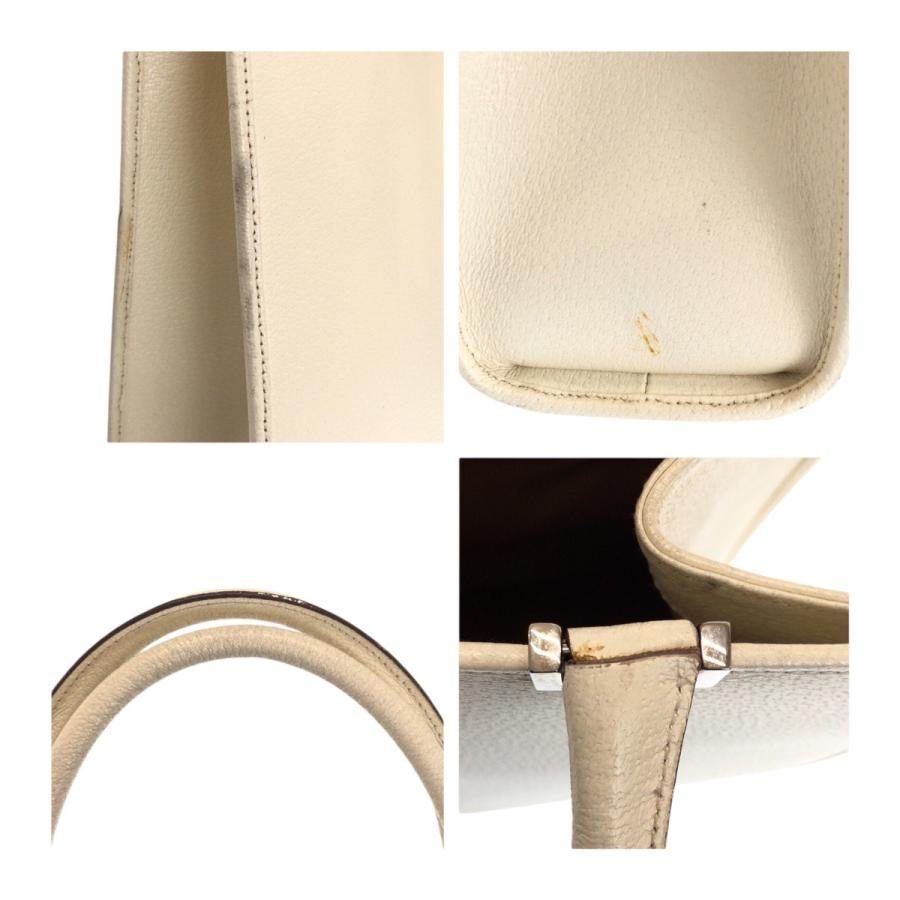 GUCCI グッチ ジャッキー ホワイト アイボリー シルバー金具 レザー 002 1064 トートバッグ ハンドバッグ レディース 505752_5