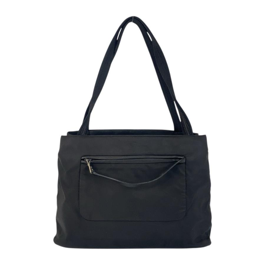 PRADA プラダ テスート 三角ロゴプレート ブラック 黒 シルバー金具  ナイロン トートバッグ ショルダーバッグ  レディース 505755 | PRADA | 01