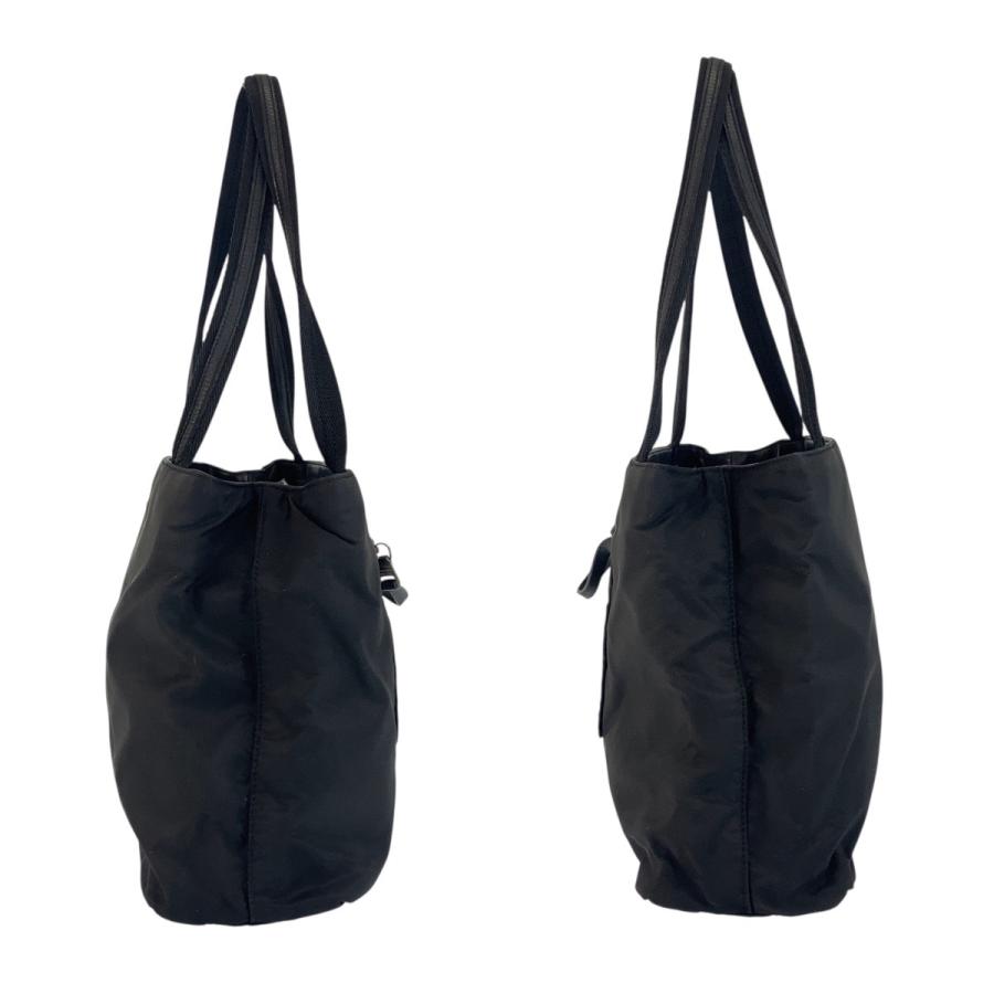 PRADA プラダ テスート 三角ロゴプレート ブラック 黒 シルバー金具  ナイロン トートバッグ ショルダーバッグ  レディース 505755 | PRADA | 05