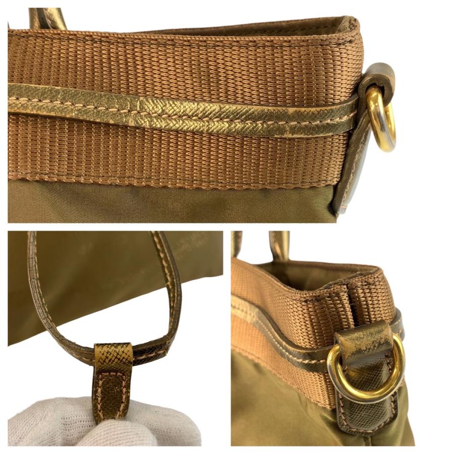 PRADA プラダ カーキ ナイロン 31 トートバッグ ハンドバッグ レディース 505772 | PRADA | 04