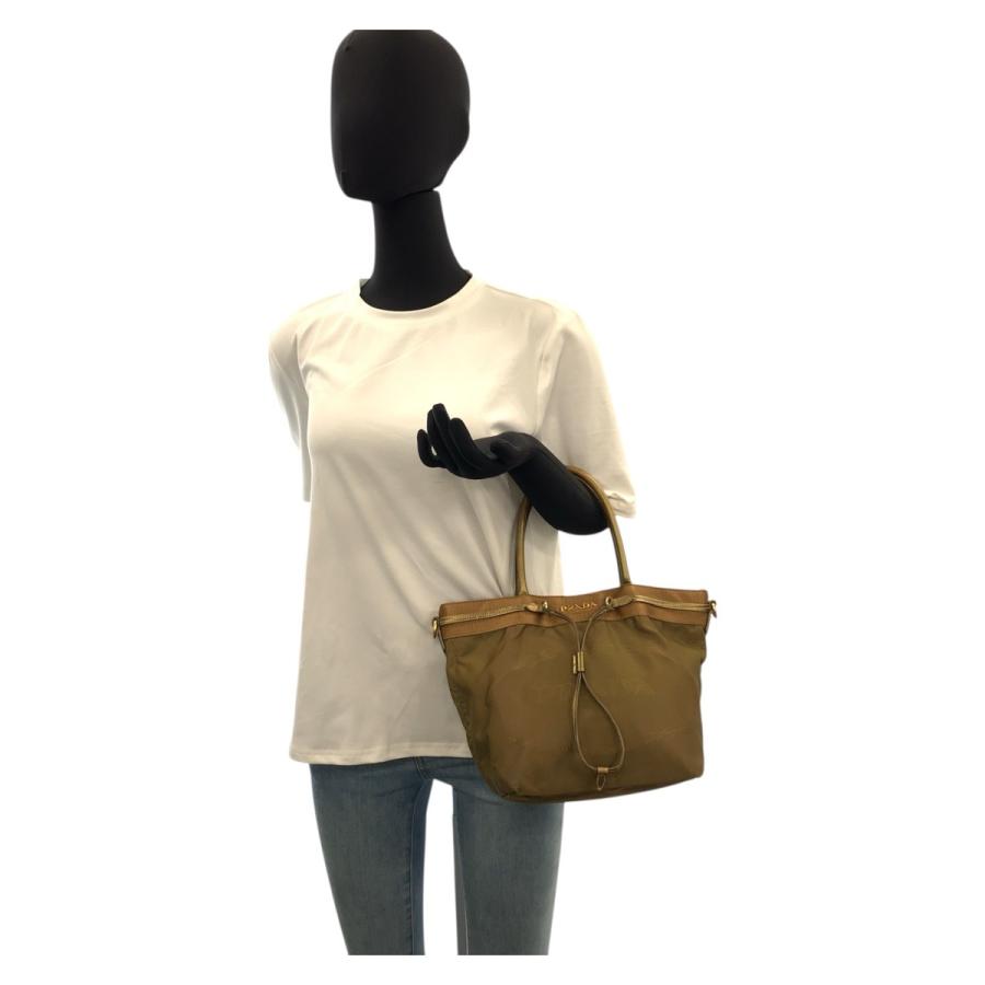 PRADA プラダ カーキ ナイロン 31 トートバッグ ハンドバッグ レディース 505772 | PRADA | 05