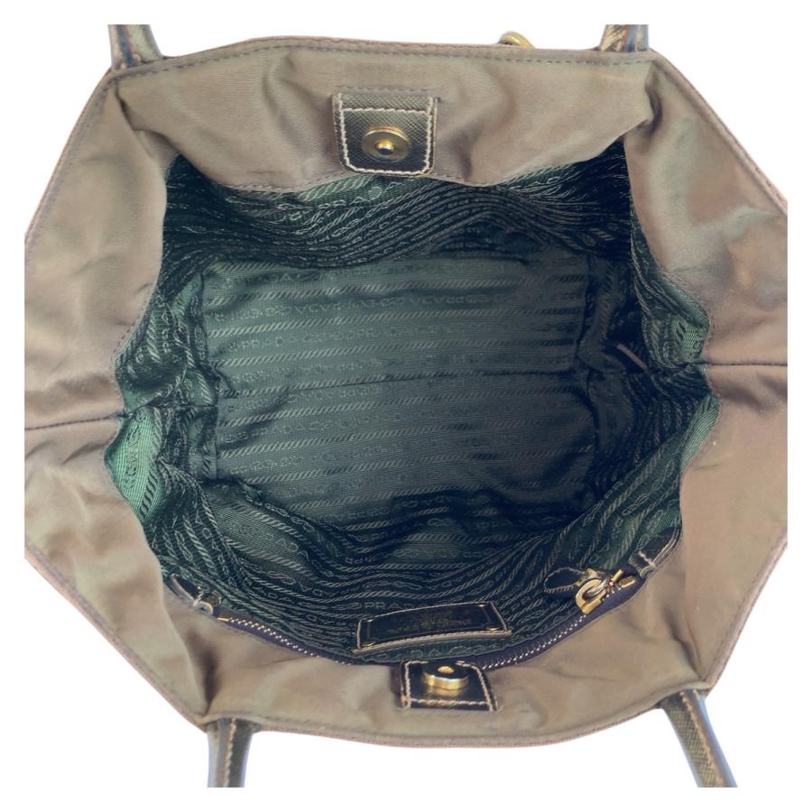PRADA プラダ カーキ ナイロン 31 トートバッグ ハンドバッグ レディース 505772 | PRADA | 08