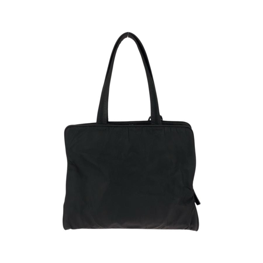 PRADA プラダ テスート 三角ロゴプレート ブラック 黒 シルバー金具  ナイロン トートバッグ ハンドバッグ レディース 505804 | PRADA | 01