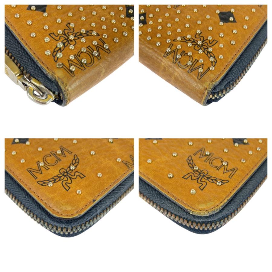 MCM（エムシーエム） エム シー エム ヴィセトス スタッズ ブラウン 