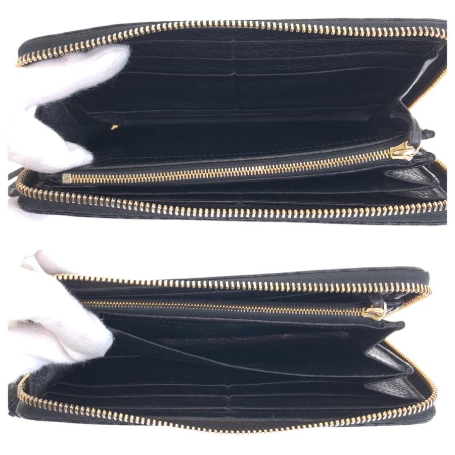 GUCCI（グッチ） 美品 ソーホー ブラック 黒 ゴールド金具 パイソン