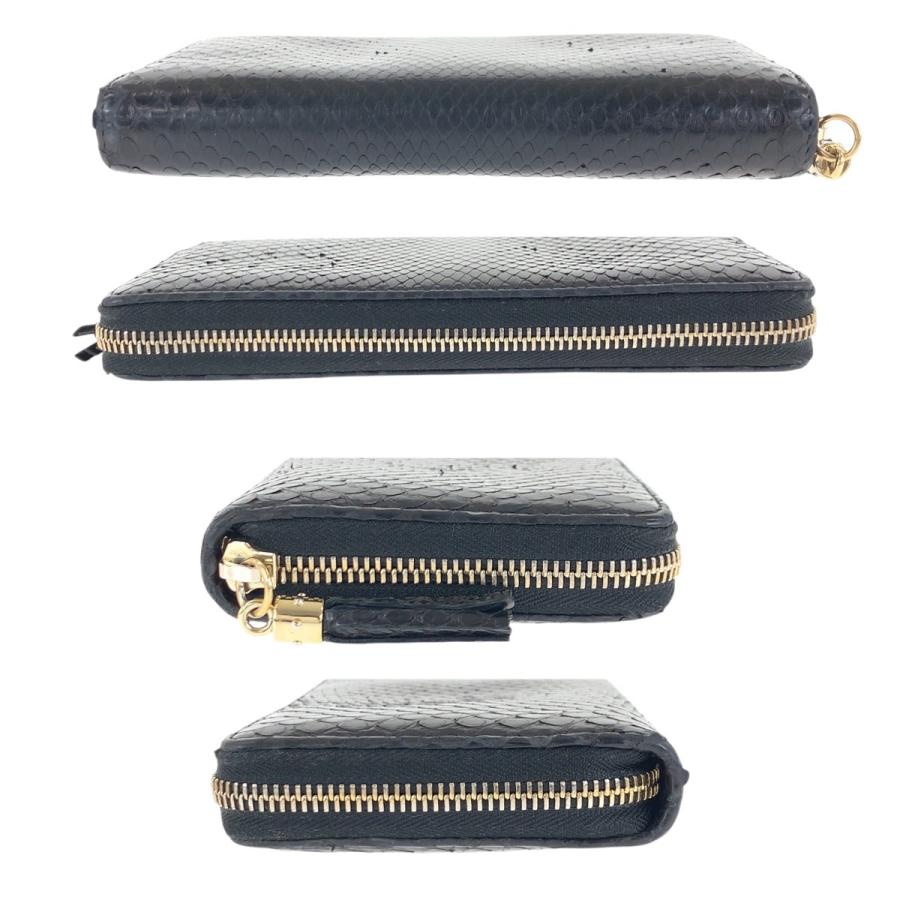 GUCCI（グッチ） 美品 ソーホー ブラック 黒 ゴールド金具 パイソン