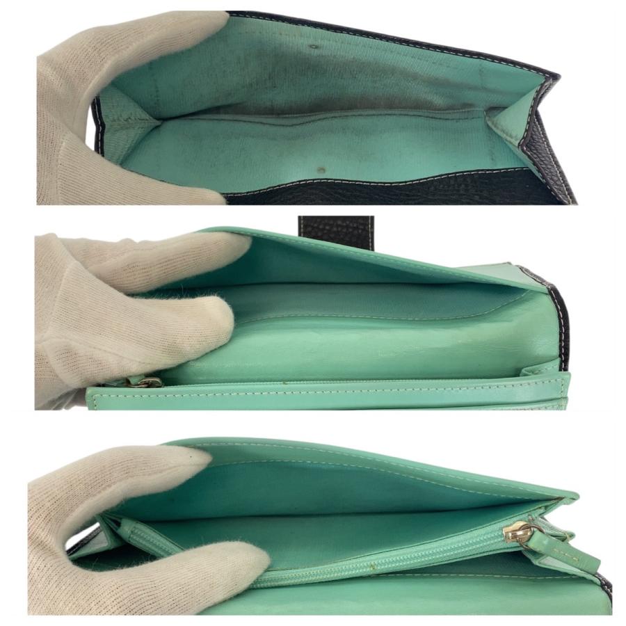 TIFFANY&Co.（ティファニー） ブラック 黒 ティファニーブルー レザー