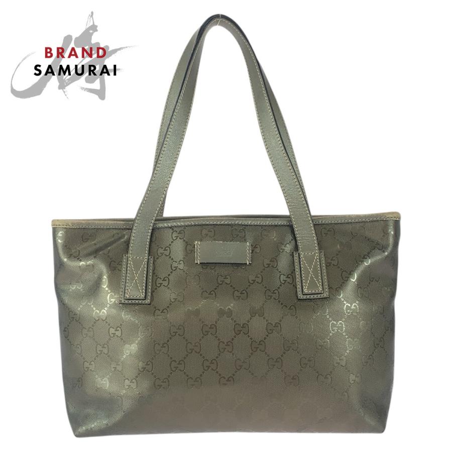GUCCI（グッチ） GGインプリメ グレージュ ガンメタ金具 GGキャンバス
