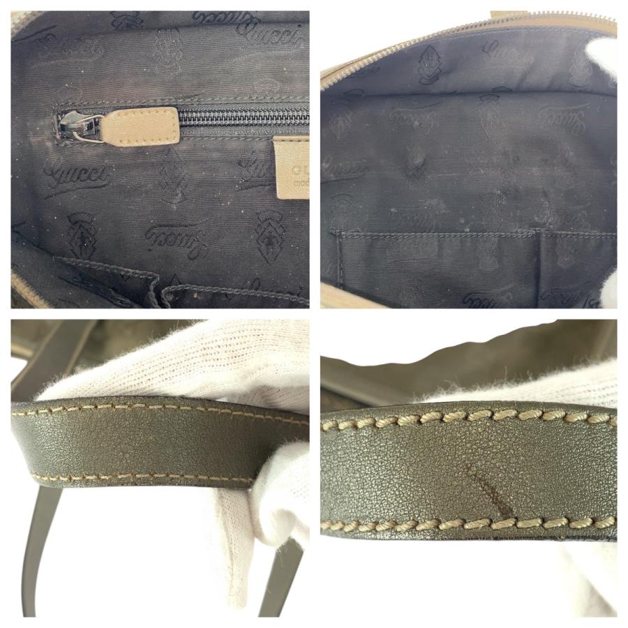 GUCCI（グッチ） GGインプリメ グレージュ ガンメタ金具 GGキャンバス