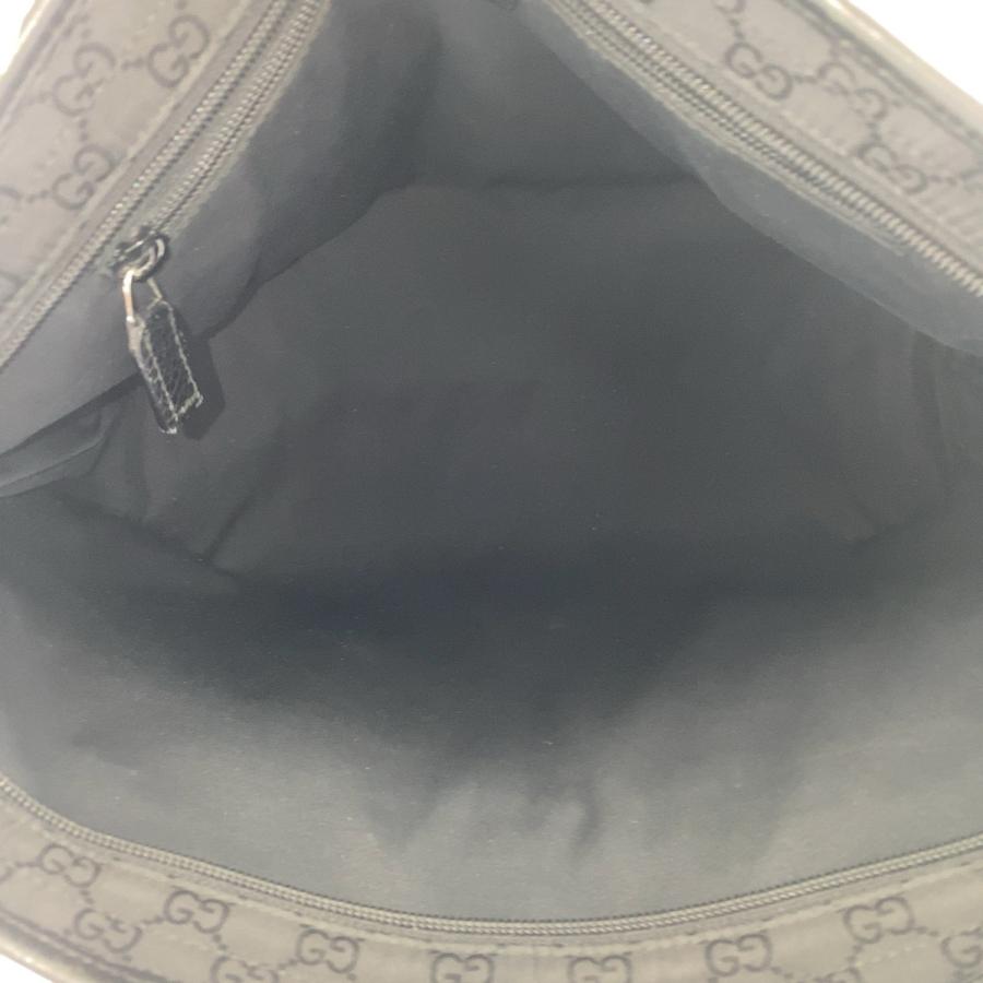 GUCCI（グッチ） ブラック 黒 シルバー金具 ナイロン/レザー 180449