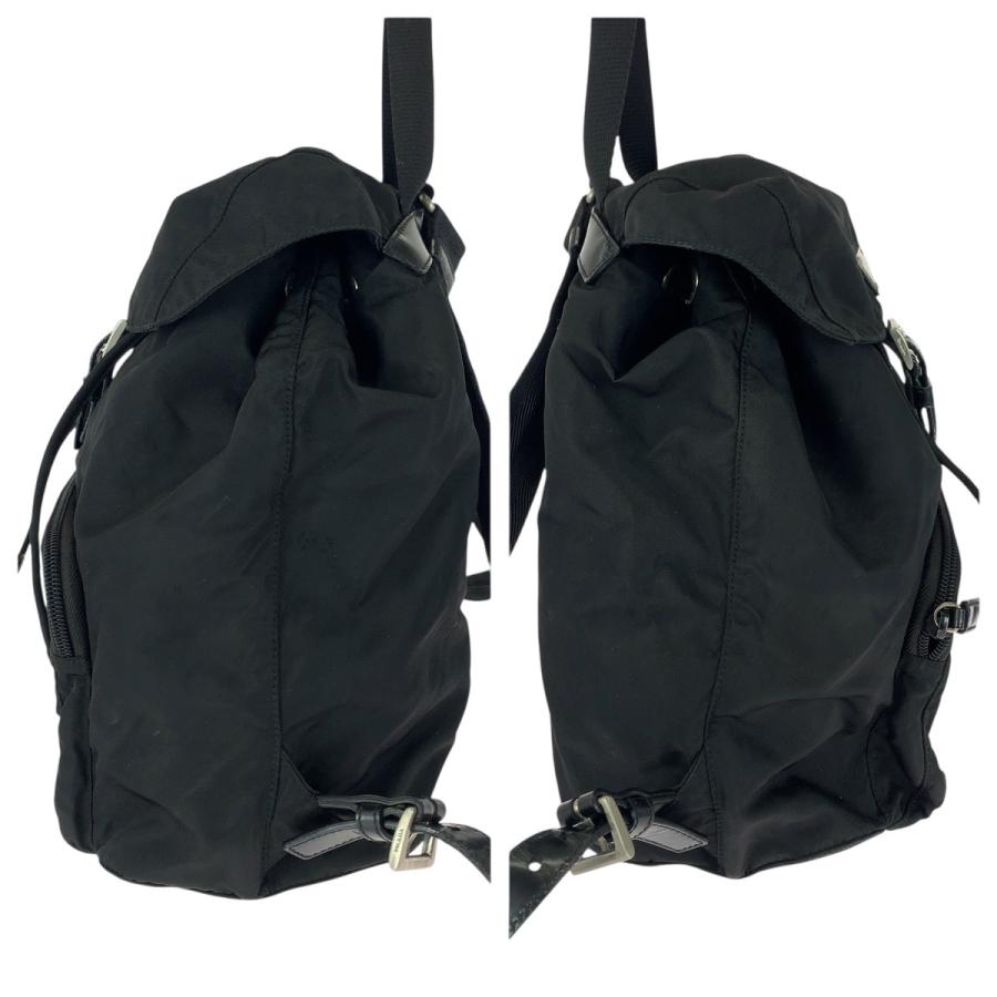 PRADA（プラダ） 美品 テスート 三角ロゴプレート ブラック 黒