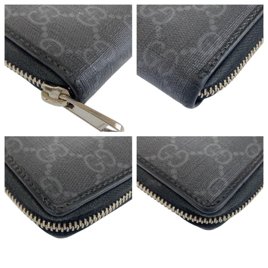 GUCCI（グッチ） 美品 インターロックング ブラック 黒 GGスプリーム 