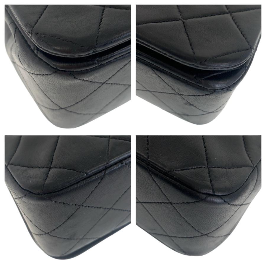 CHANEL シャネル ヴィンテージ マトラッセ ココマーク ターンロック ブラック ゴールド金具 ラムスキン チェーンショルダーバッグ 505948 | CHANEL | 06