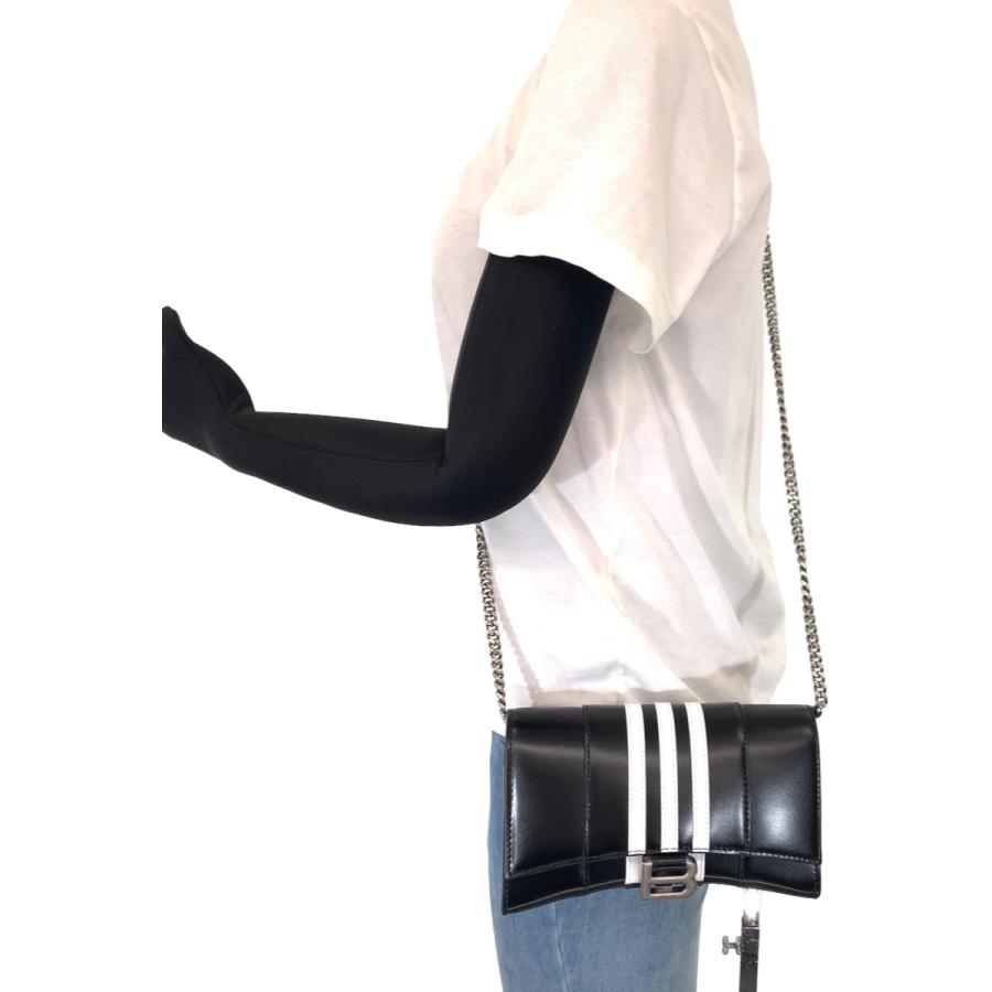 新品未使用 BALENCIAGA バレンシアガ アディダスコラボ アワーグラス Hourglass レザー 2304BLSJJ BAL3145 ショルダーバッグ 505957_6