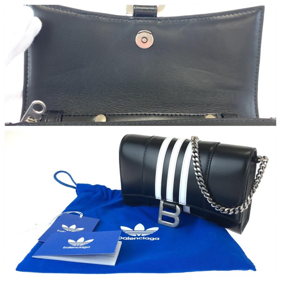 新品未使用 BALENCIAGA バレンシアガ アディダスコラボ アワーグラス Hourglass レザー 2304BLSJJ BAL3145 ショルダーバッグ 505957_7