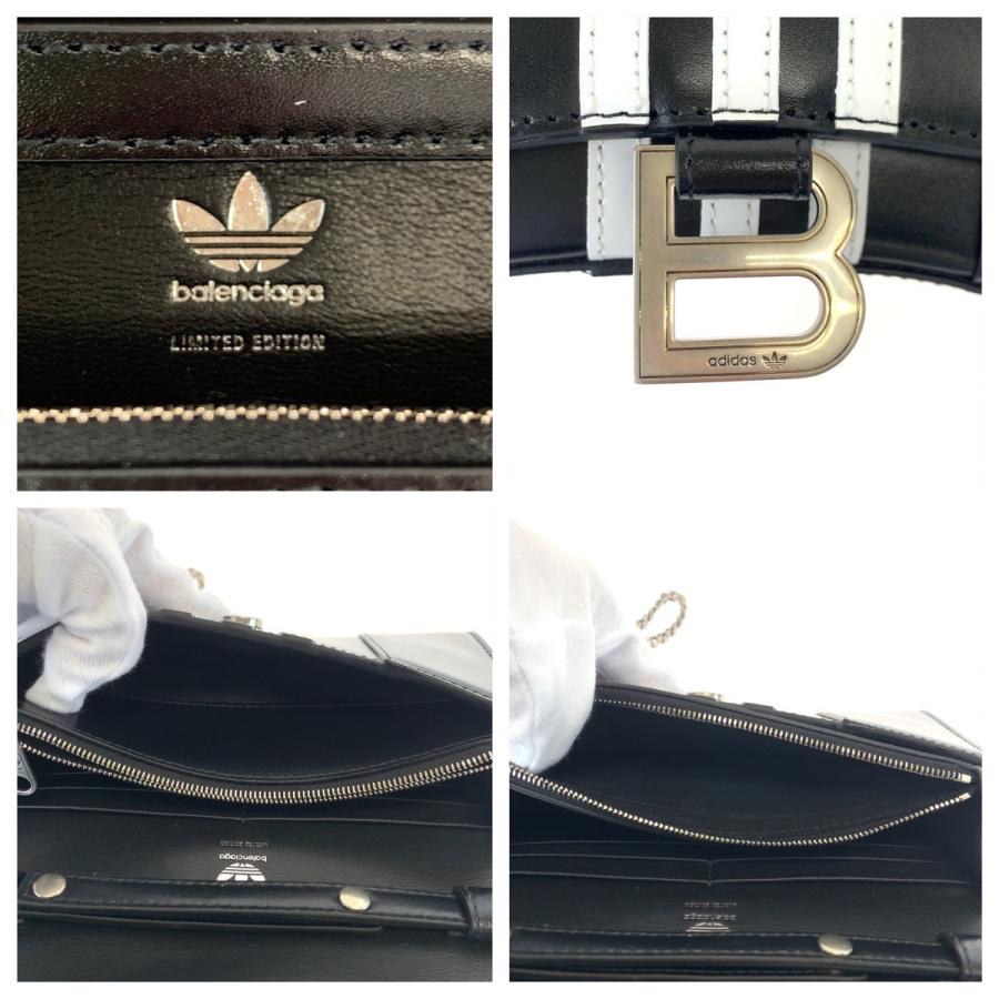 新品未使用 BALENCIAGA バレンシアガ アディダスコラボ アワーグラス Hourglass レザー 2304BLSJJ BAL3145 ショルダーバッグ 505957_8
