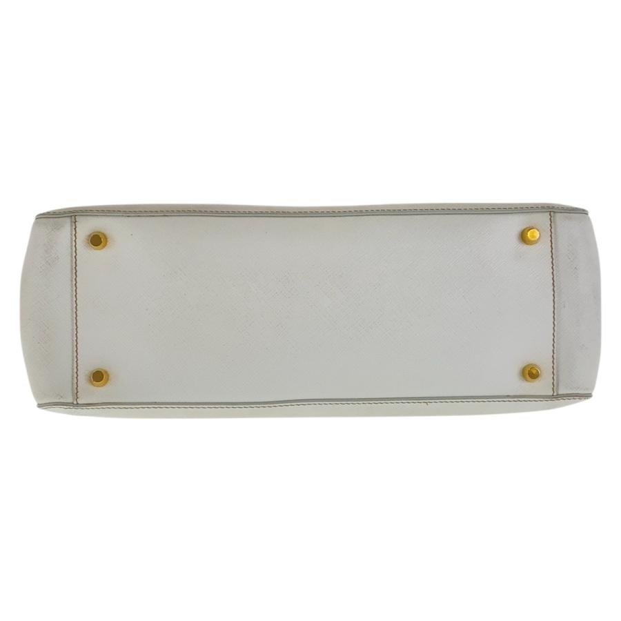 PRADA プラダ サフィアーノ ガレリア ホワイト ゴールド金具 レザー トートバッグ ハンドバッグ レディース 506007 | PRADA | 03
