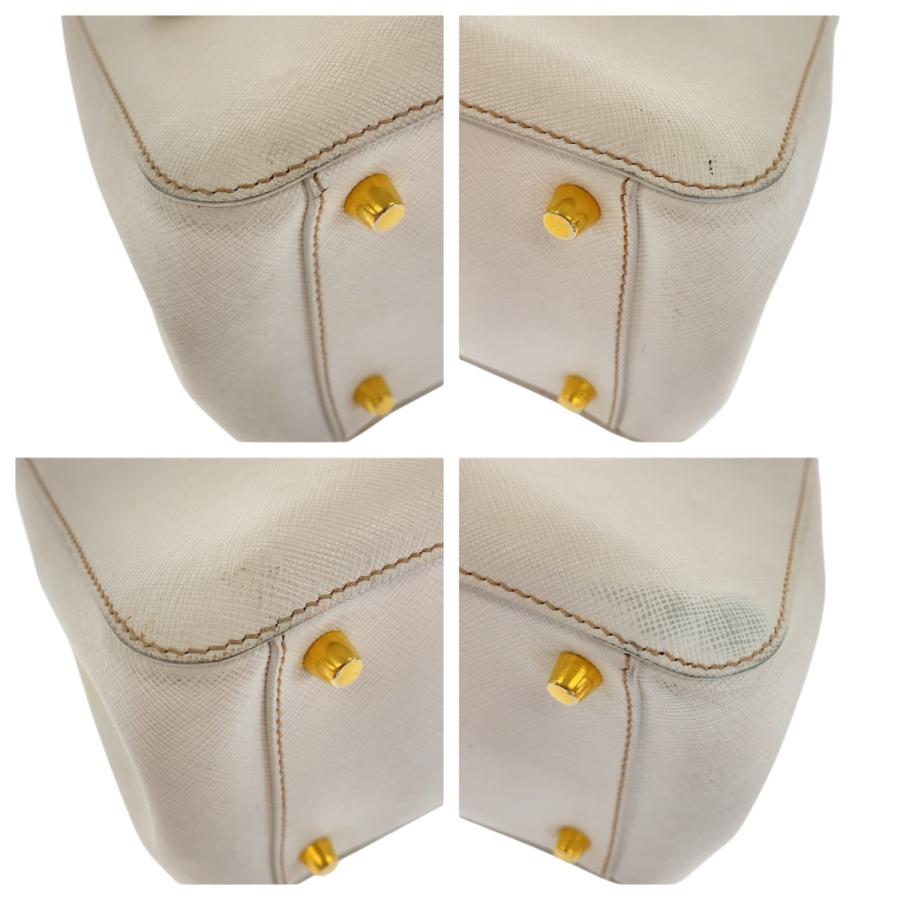 PRADA プラダ サフィアーノ ガレリア ホワイト ゴールド金具 レザー トートバッグ ハンドバッグ レディース 506007 | PRADA | 04