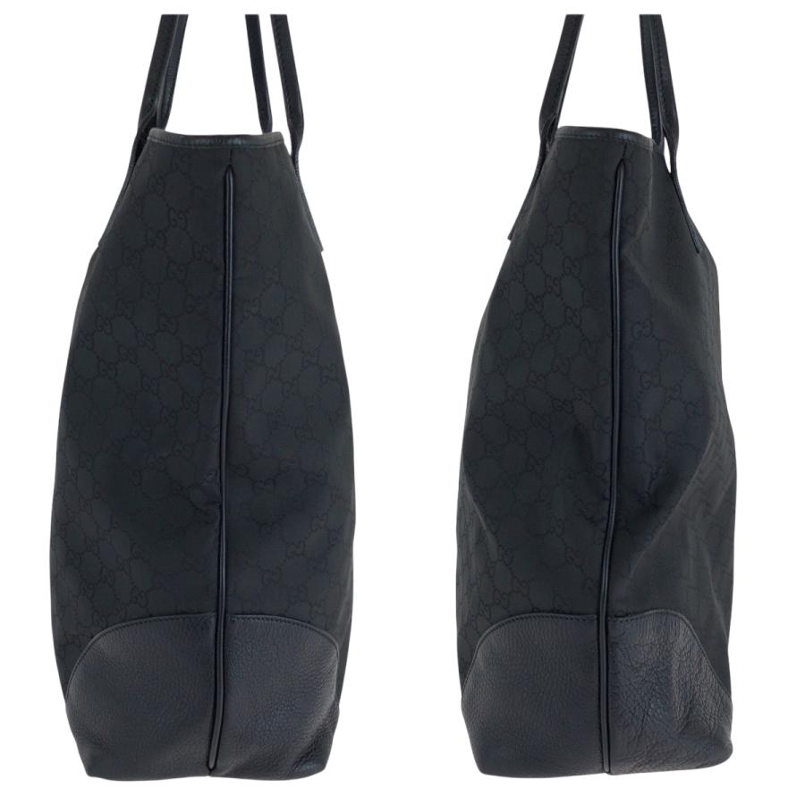 GUCCI（グッチ） 美品 ブラック 黒 ゴールド金具 ナイロン 263345