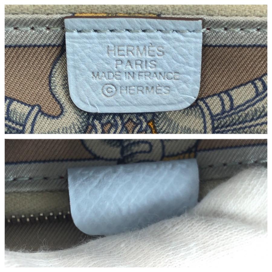 HERMES（エルメス） 美品 アザップ シルクイン ロング ライトブルー