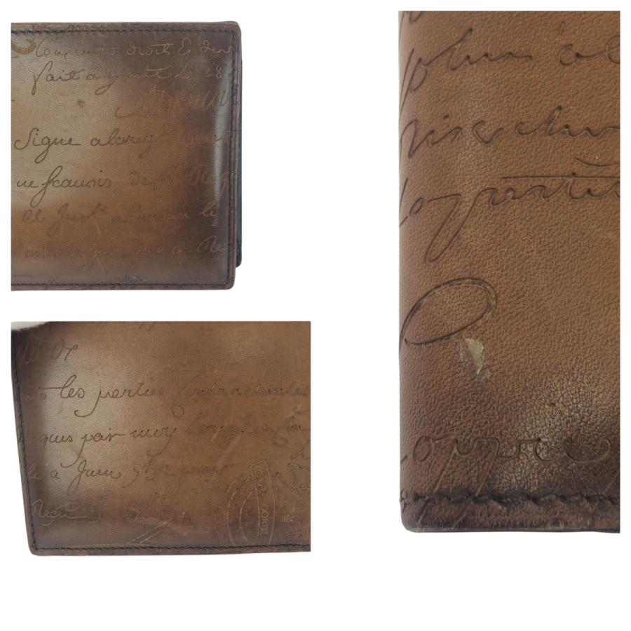 berluti 三つ折り財布　廃盤品　オルガ期 廃盤 24万円 Berluti オルガ期 三つ折り 財布 スクリットレザー - メルカリ