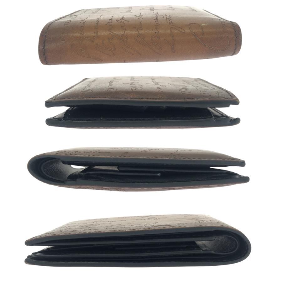 美品 Berluti ベルルッティ カリグラフィ スクリット ブラウン レザー