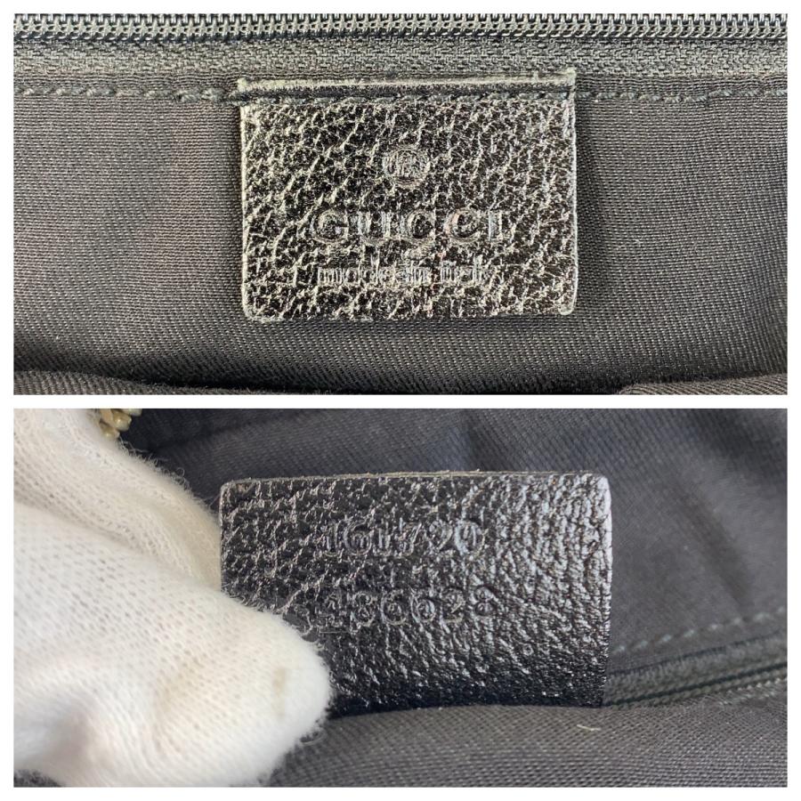 GUCCI（グッチ） シェリーライン プリンシー ブラック 黒 GGキャンバス