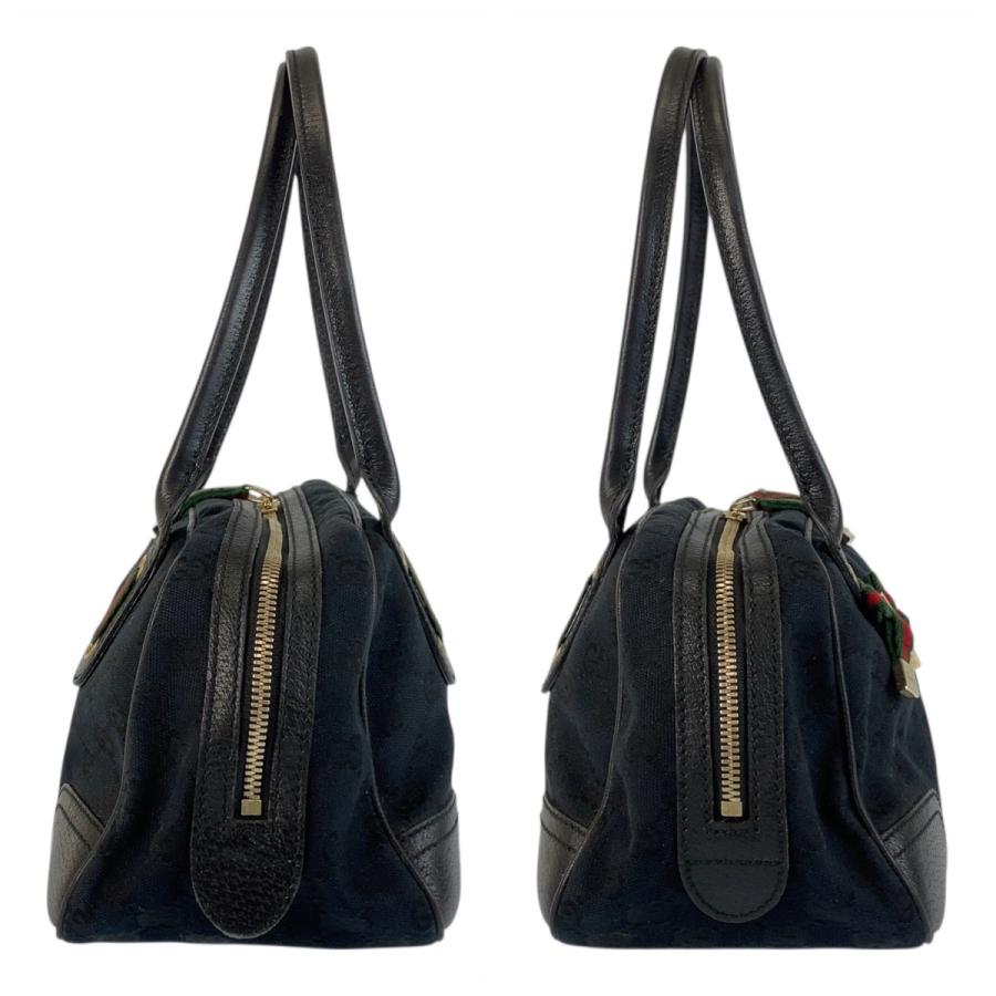 GUCCI グッチ シェリーライン プリンシー ブラック 黒 GGキャンバス 161720 ショルダーバッグ ミニボストンバッグ レディース 506149 | GUCCI | 06