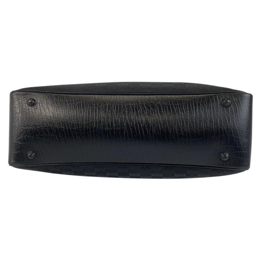 GUCCI（グッチ） 美品 バンブー ブラック 黒 GGキャンバス/レザー