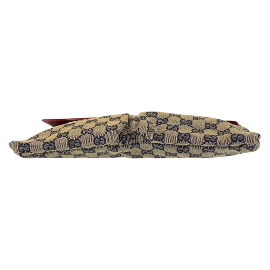 GUCCI グッチ ベージュ レッド ネイビー GGキャンバス/レザー 28566